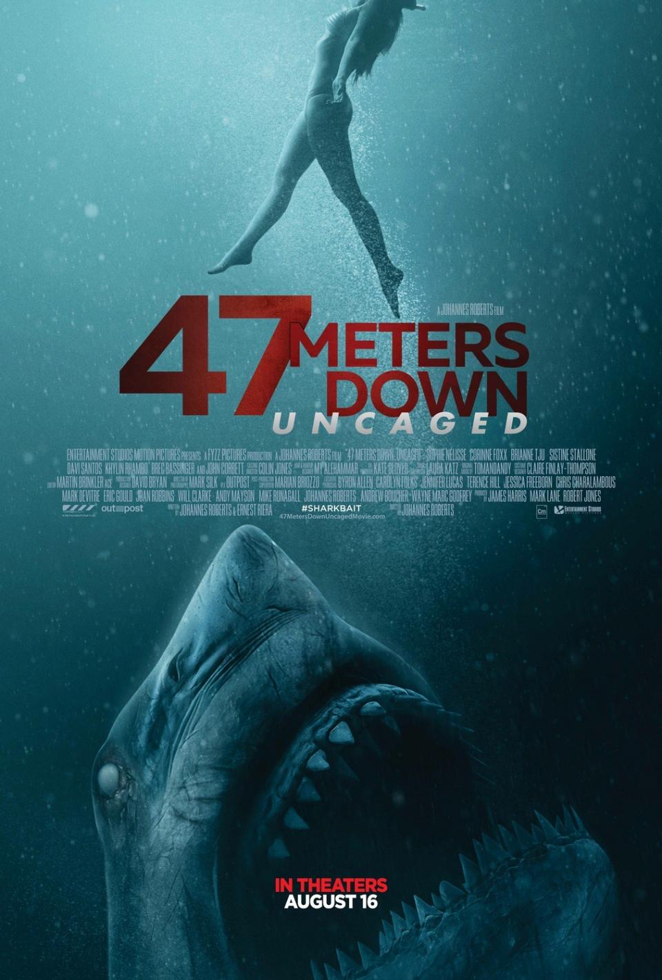 47 Meters Down – Uncaged – Teaser Poster