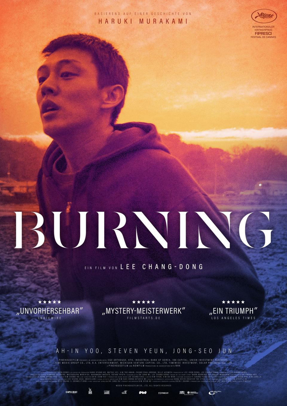 Burning - Deutsches Kinoposter
