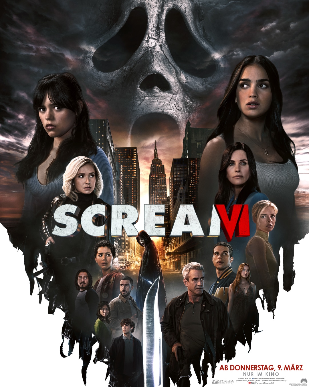 Scream 6 - Deutsches Kinoposter