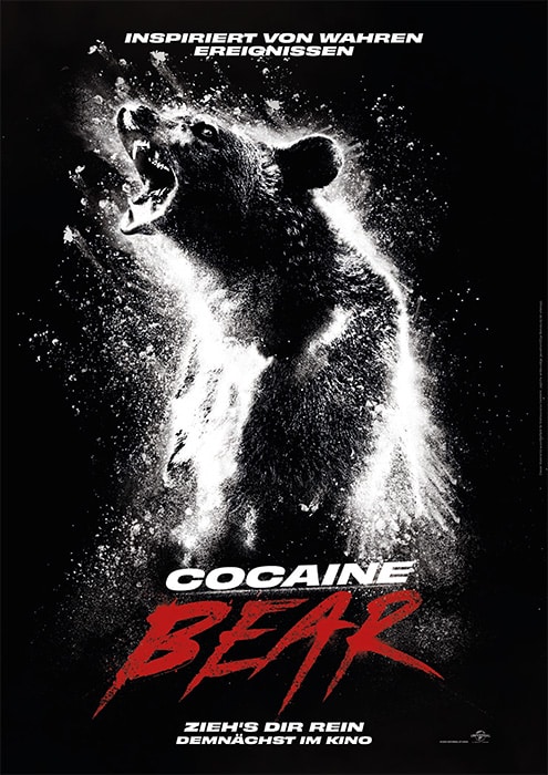 Cocaine Bear – Deutsches Kinoplakat