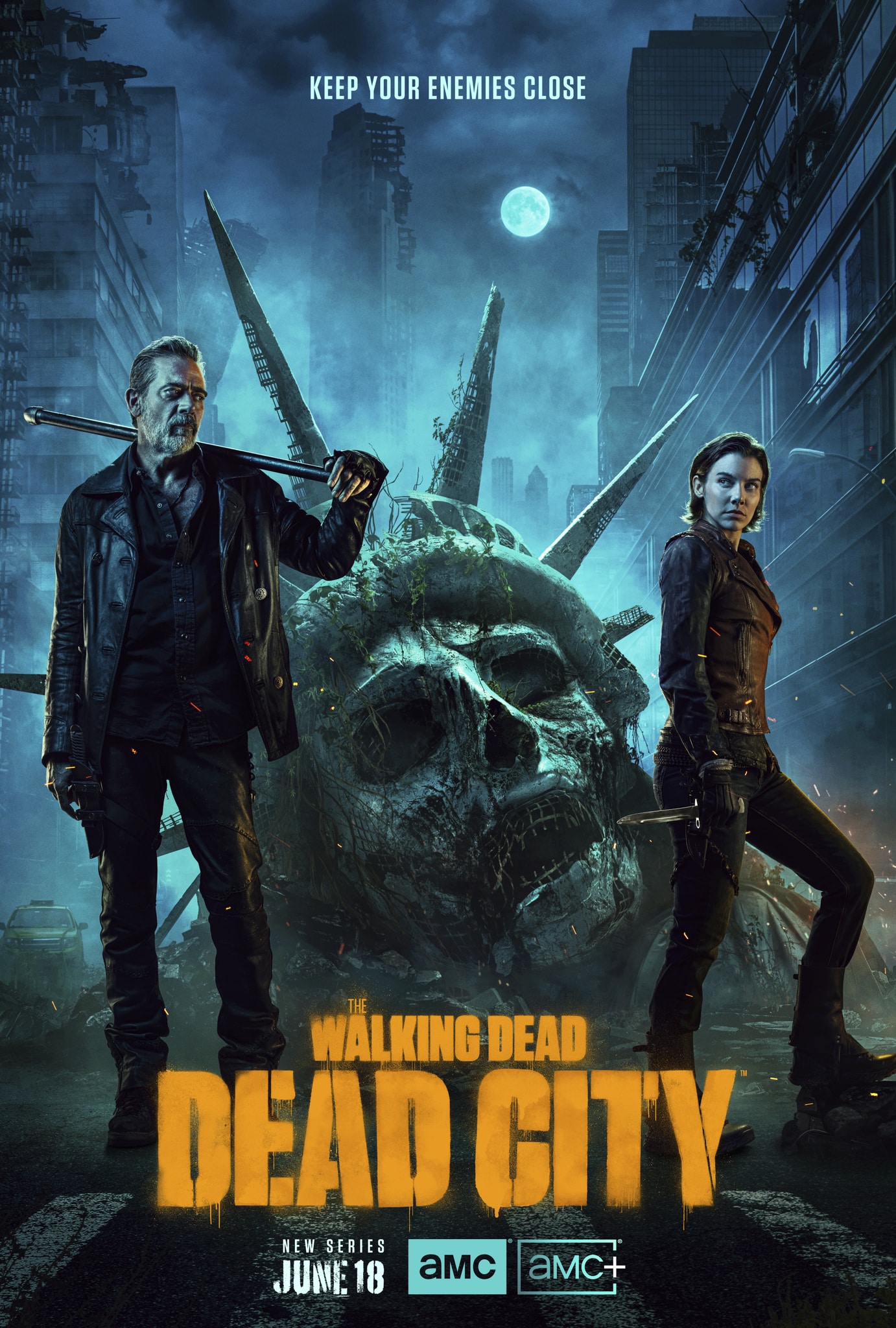 The Walking Dead Dead City - Teaser Poster