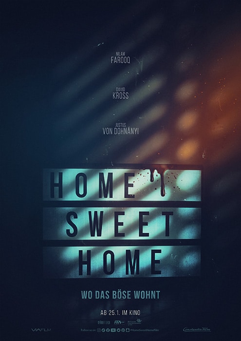 Home Sweet Home - Wo das Böse wohnt - Deutsches Kinoplakat